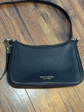 Kate Spade Hudson Medium Convertible Crossbody Bag Black - No Short Strap